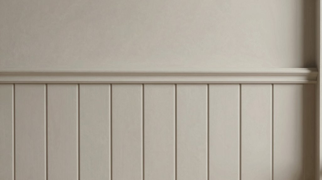 half wall beadboard wainscoting method