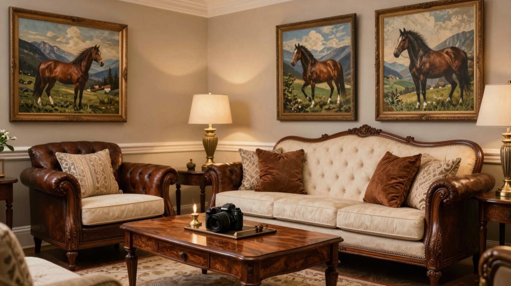 horse portraits european landscapes 60x40 grid