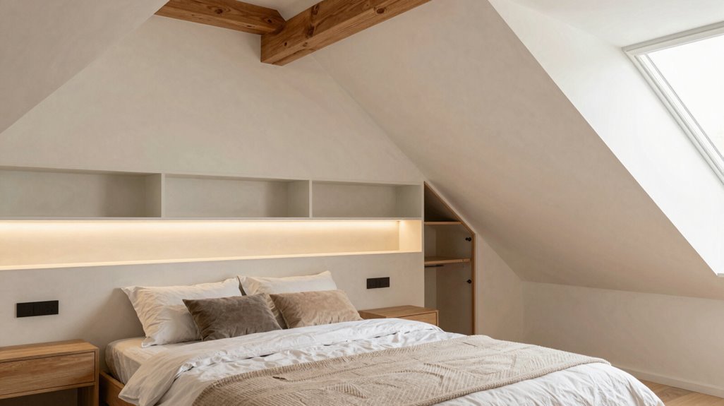 10 Expert Tips for Sloped Ceiling Bedroom Mastery 6 ikea modified angled storage solution
