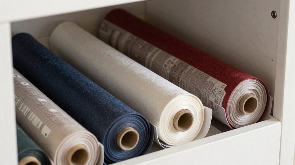 interfacing rolls in tubes