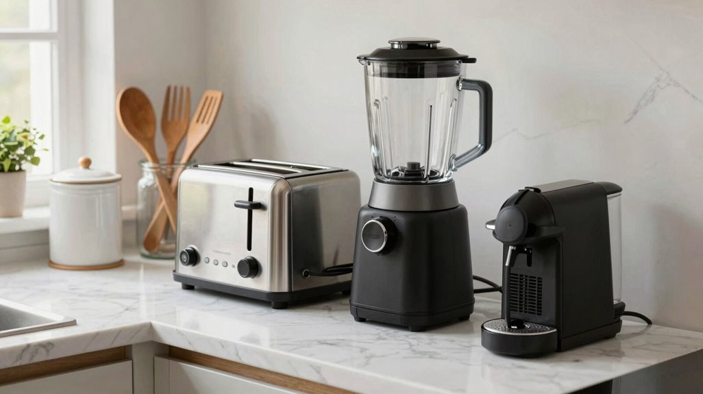 10 Steps to Organize Kitchen Counters 4 keep daily appliances within reach