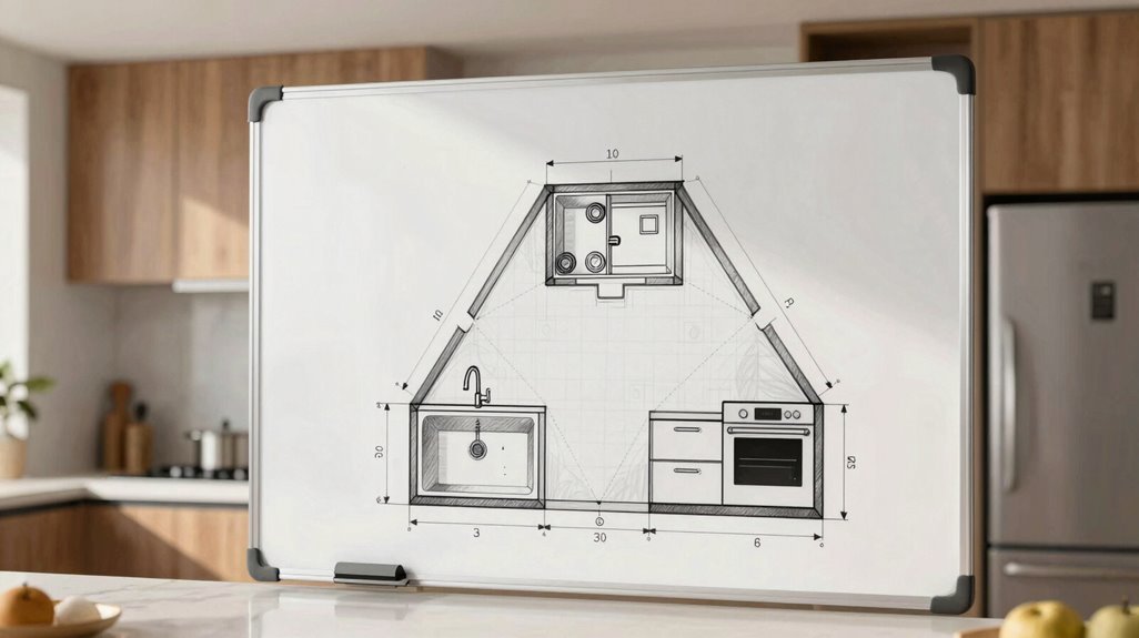 How to Design a Kitchen Step by Step 2 kitchen work triangle distances principles