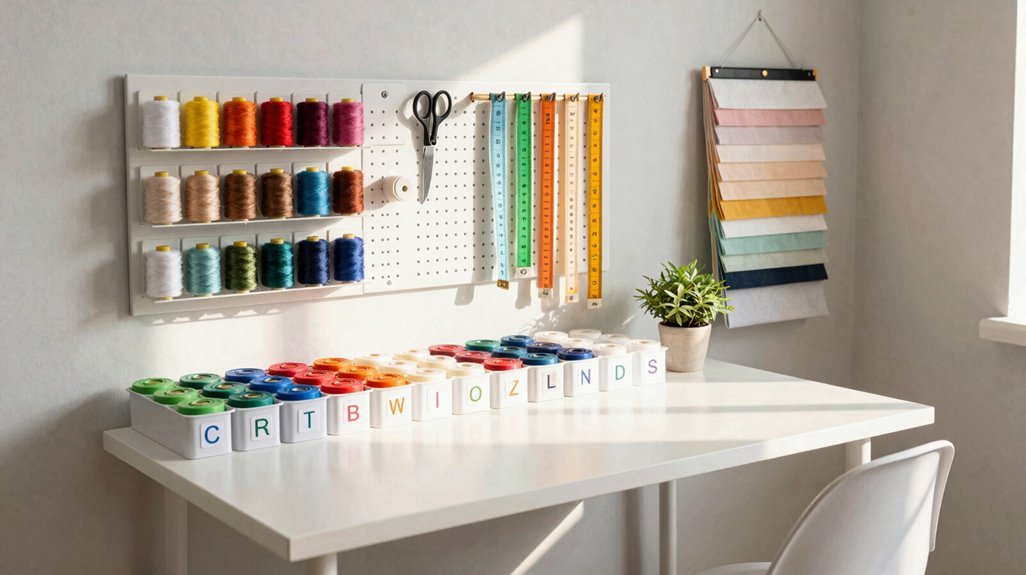5 Steps to Organize Your Sewing Room 5 label label reset organize