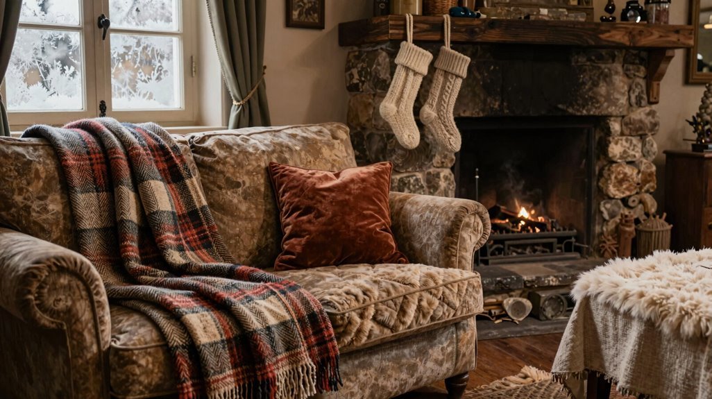 layered textures for cozy warmth