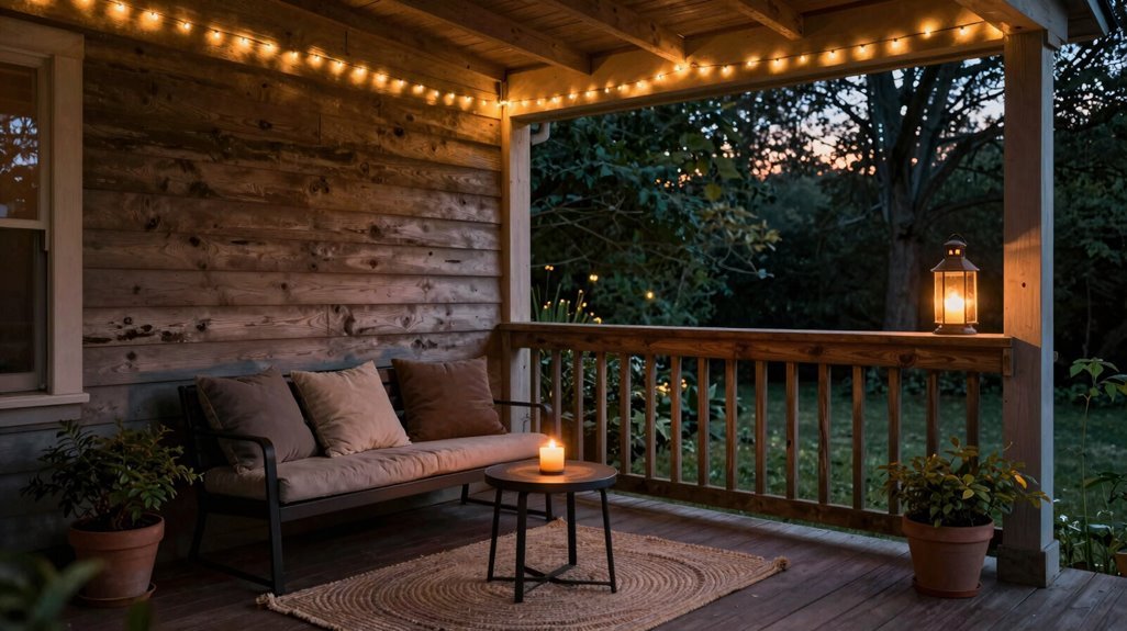 layered warm porch lighting strategy