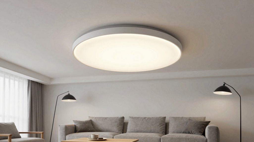 led flush mounts efficient durable dimmable