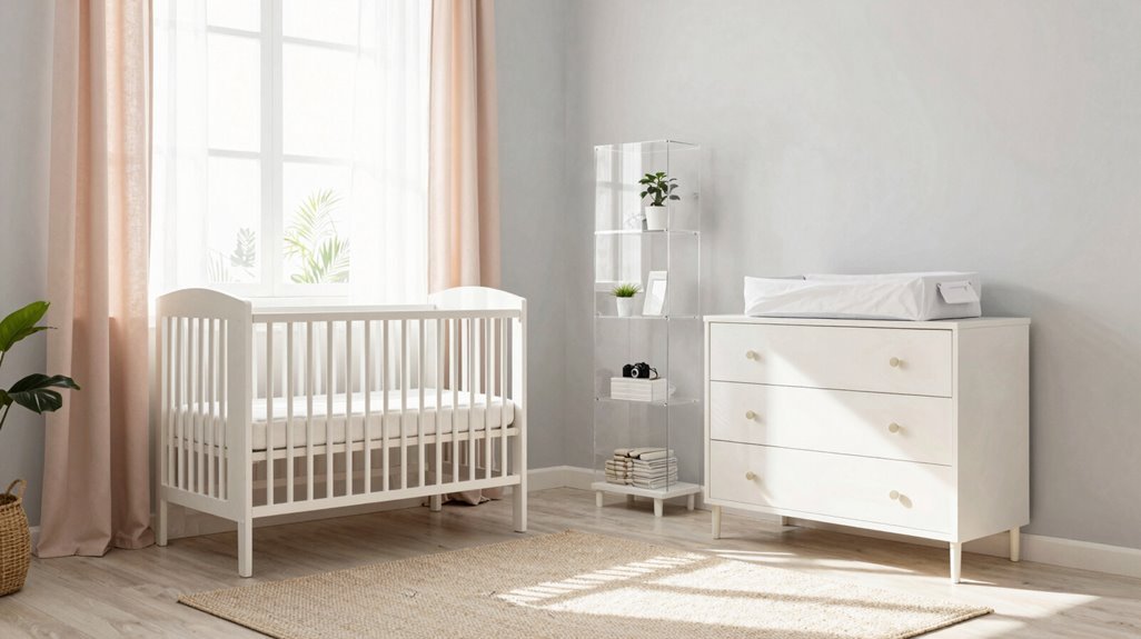 10 Small Nursery Ideas That Maximize Every Square Inch 7 light colors visually expand small nurseries