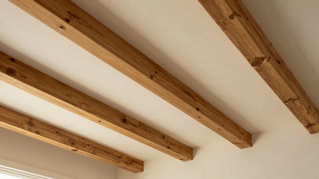 lightweight faux wood beams install quickly