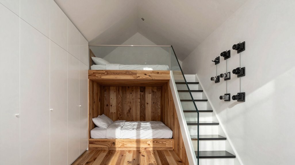 5 Loft Bedroom Ideas That Maximize Vertical Space 2 loft access with storage options