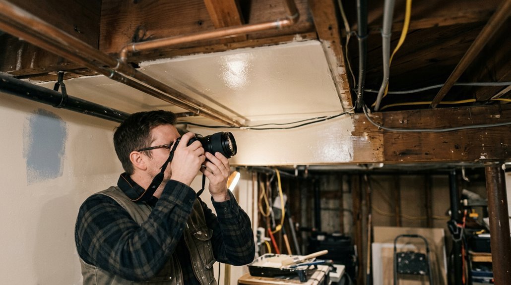 low ceiling basement ceiling painting tips