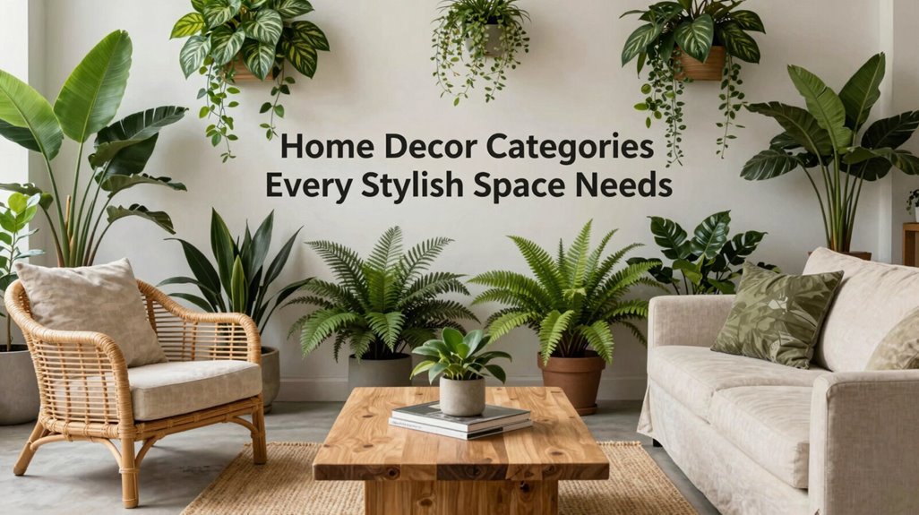 low maintenance greenery with natural materials