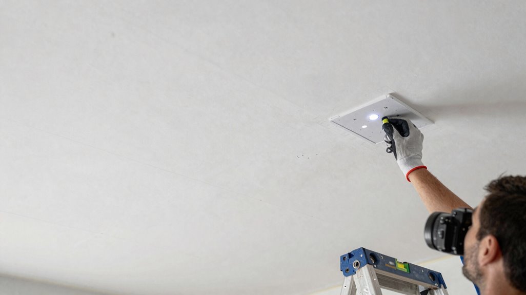 10 Steps to Install a Star Ceiling – A Complete Guide 4 mark safe drilling zones between joists