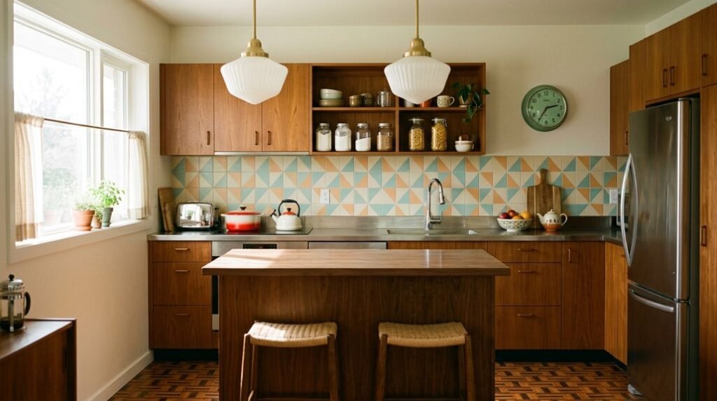 mid century modern kitchen tips
