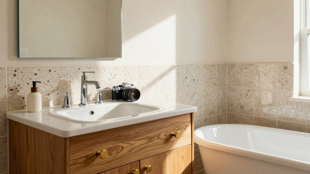 mid century tile coordination details