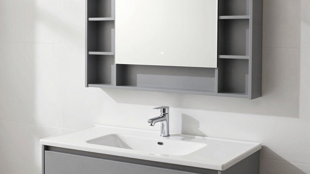 mirrors with built in storage