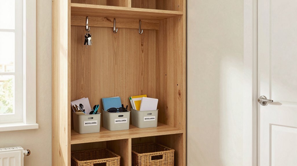 mosslanda ledge mudroom command center