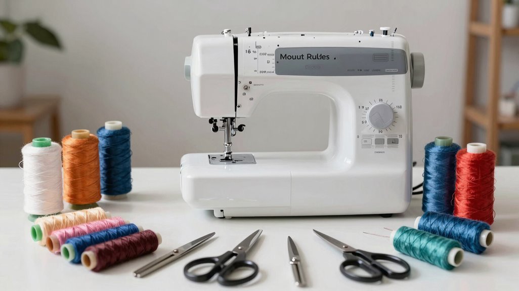 mount rulers thread tools nearby