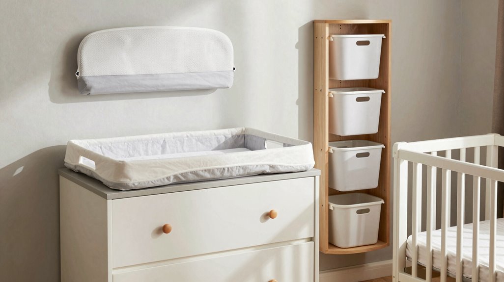 10 Small Nursery Ideas That Maximize Every Square Inch 4 multi functional space saving furniture