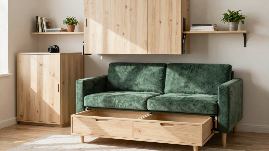 3 Small Apartment Ideas That Actually Save Space 2 multi purpose furniture maximizes space