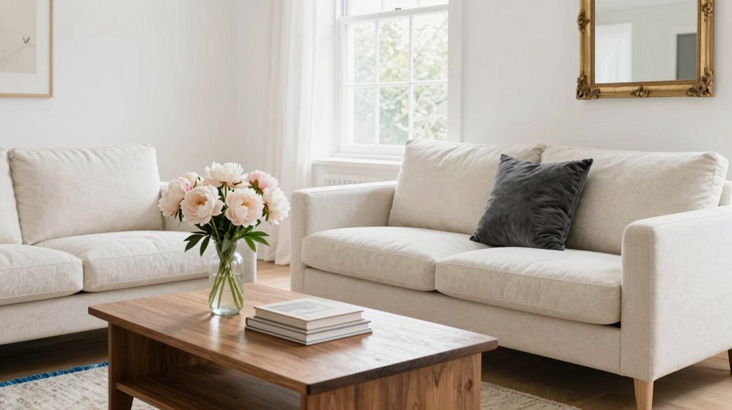 neutral base with seasonal accents