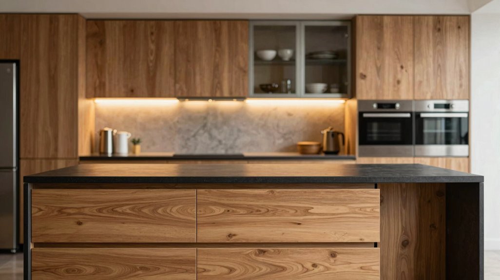 Oak Kitchen Cabinets Ideas for Your Home 1 oak cabinet modernization via structural changes