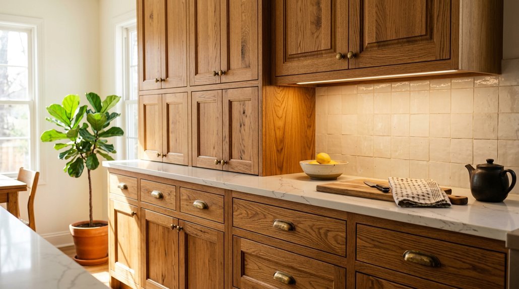 oak kitchen cabinets ideas for homes