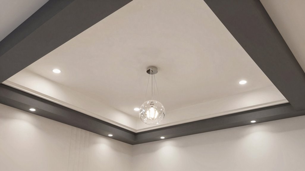 5 Ceiling Design Ideas to Transform Your Living Room 2 optical height through ceiling design