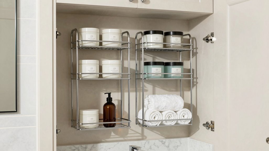 7 Smart Bathroom Storage Ideas You Can Use to Save Space 5 over door bathroom storage optimization