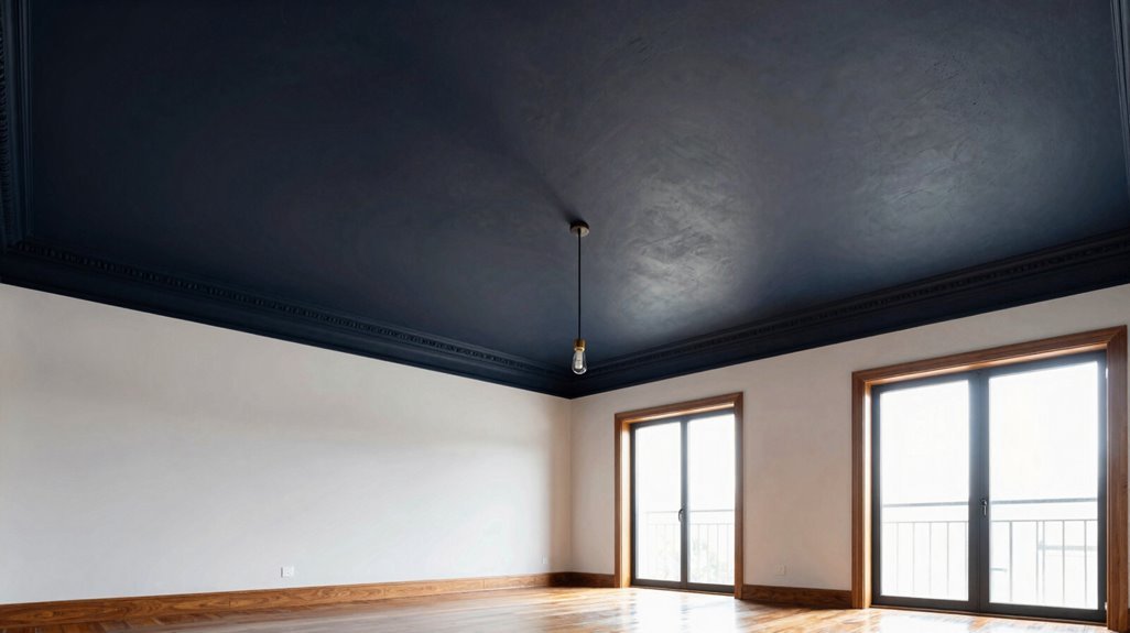 painted ceiling bold contrast strategy