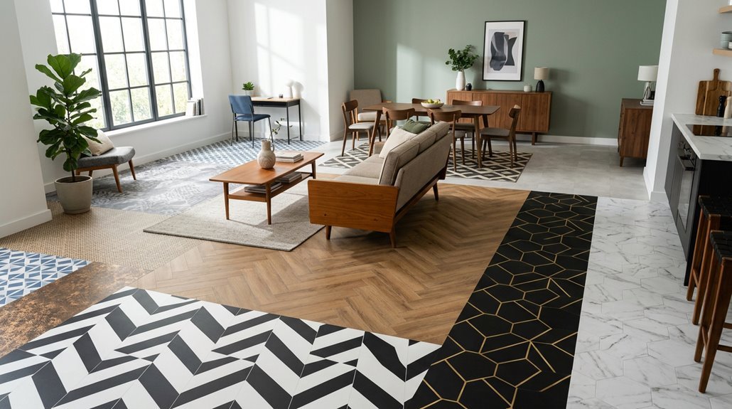 peel and stick floor tile ideas