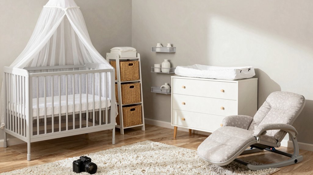 10 Small Nursery Ideas That Maximize Every Square Inch 1 plan nursery layout with safety