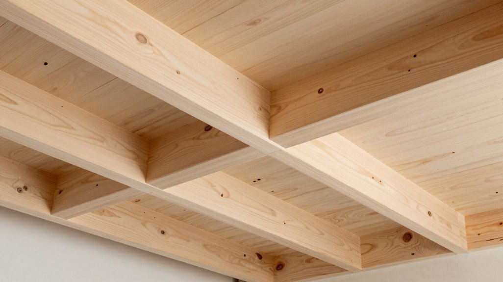 5 Low-Cost Wood Ceiling Ideas Under 500 Dollars 2 plywood plank and beam ceiling budget