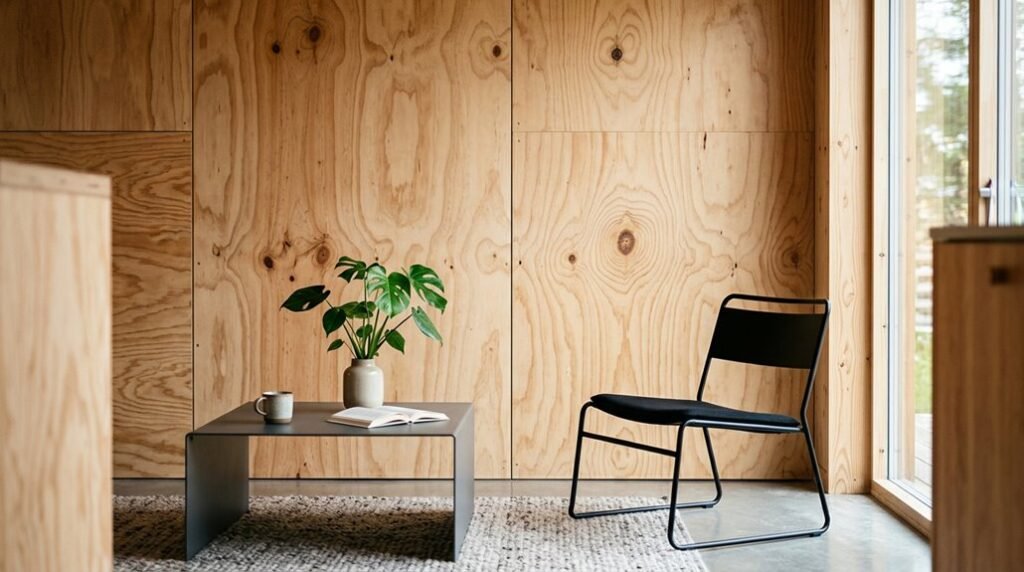 plywood walls offer ultimate flexibility