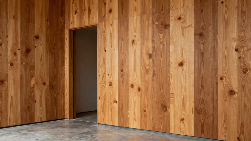 plywood walls rooms moisture layout