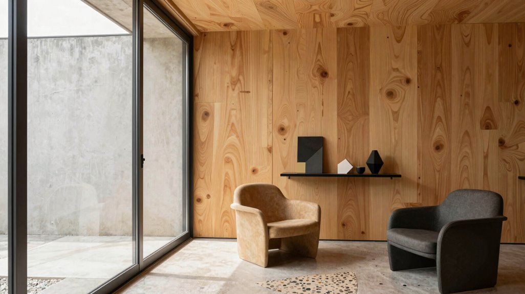 Why Plywood Walls Became the Ultimate Design Flex of 2027 7 plywood walls stained layered lighting