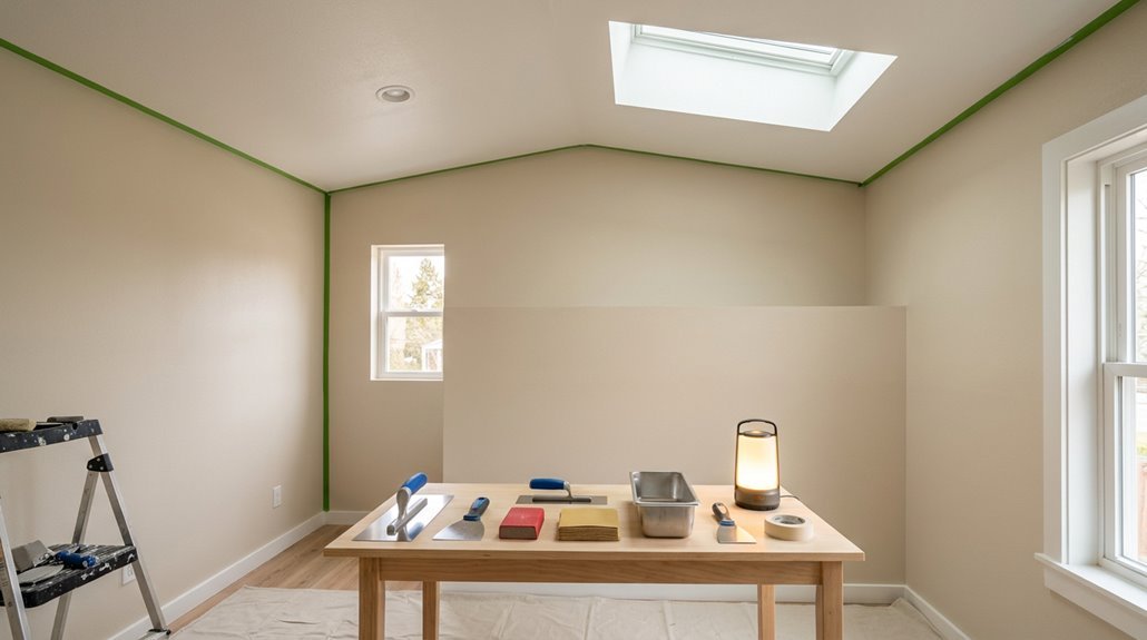 popcorn ceiling removal guide and painting