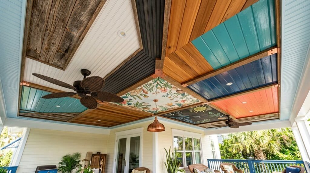 porch ceiling ideas transforming outdoor