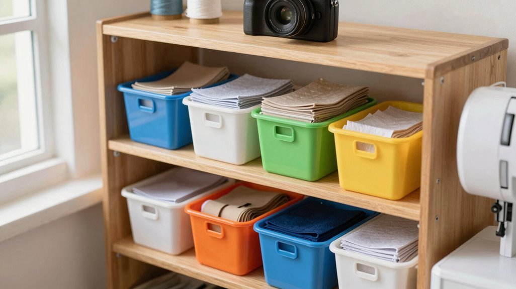 pre cut fabric organization system
