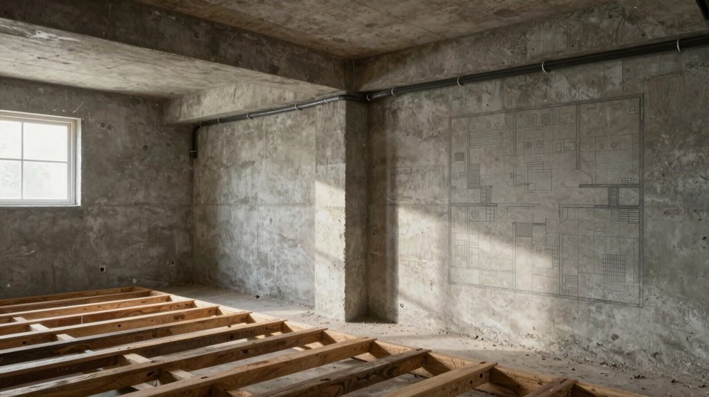10 Unfinished Basement Design Secrets the Pros Don't Share 1 pre renovation basement assessment plan