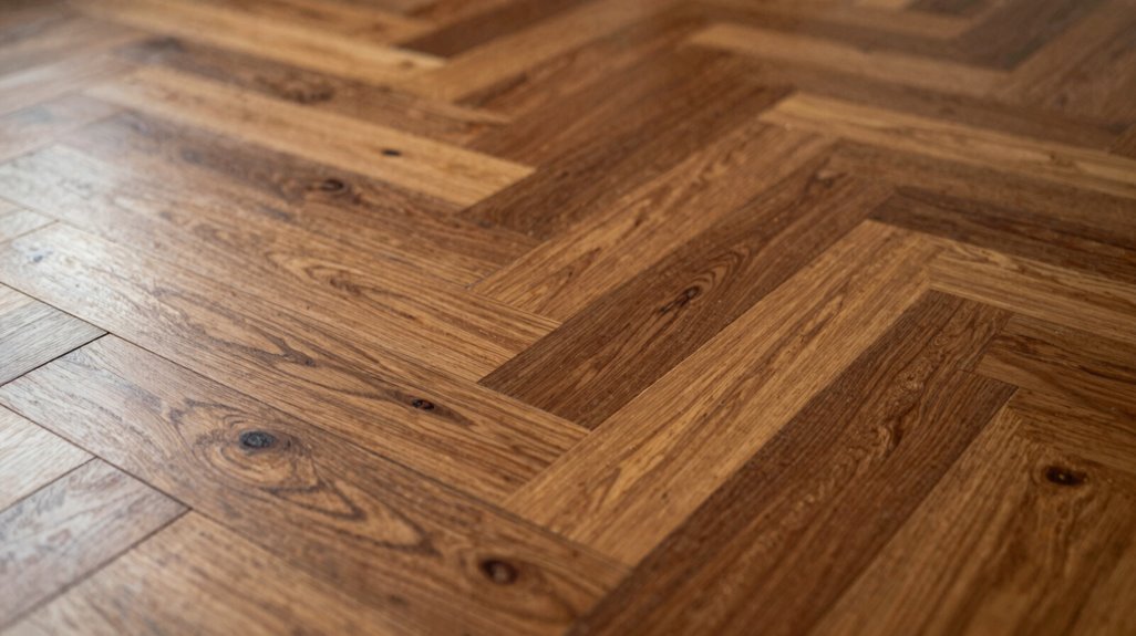precise chevron pattern requires perfection