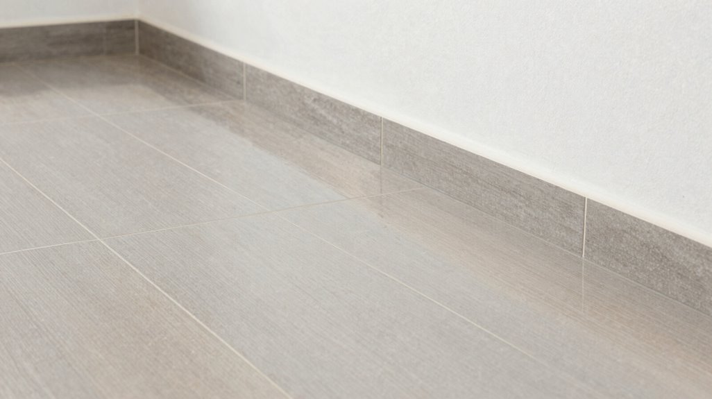 10 Peel and Stick Floor Tile Ideas to Transform Any Room 6 prepare floor hide grout lines