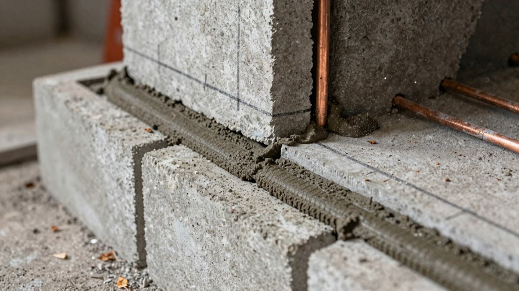10 Steps to Create a Fireplace Hearth From Scratch 8 prepare non combustible base with gaps