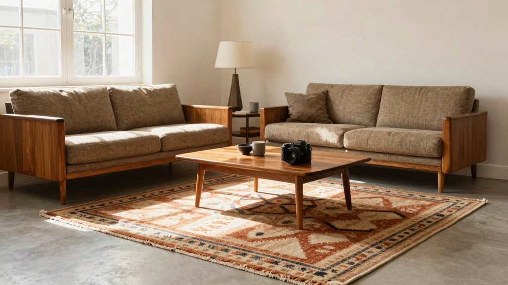prominent rug anchors openness