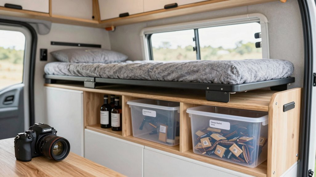 7 Small Camper Hacks That Maximize Every Inch of Space 1 purge first then label deeply