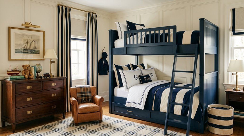 ralph lauren inspired kids room ideas
