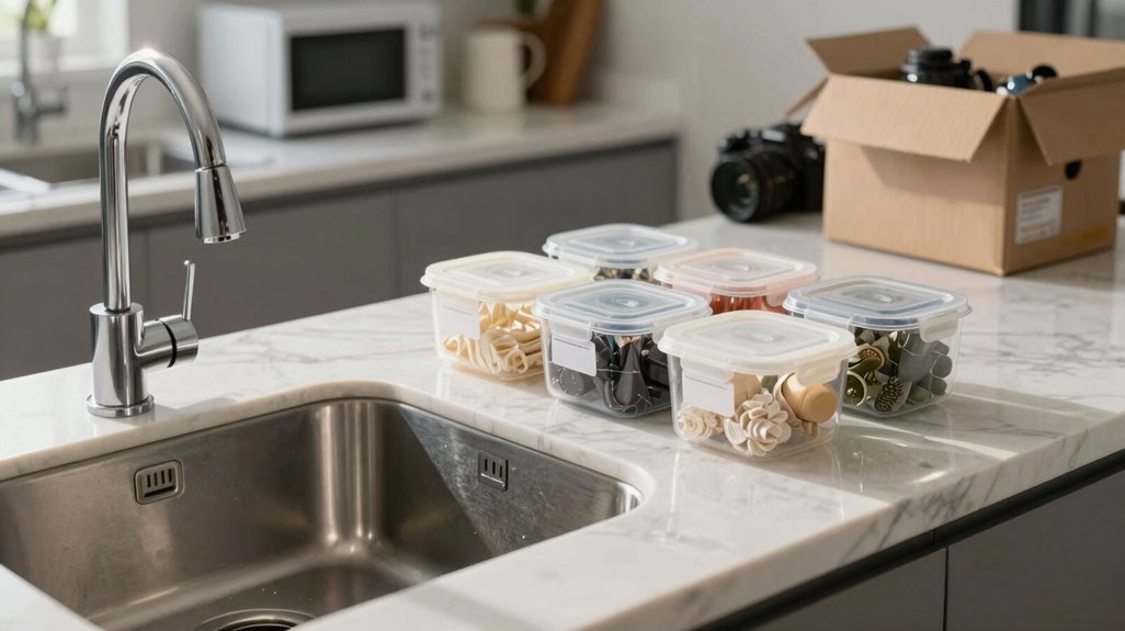 10 Steps to Organize Kitchen Counters 3 relocate nonessential items quickly