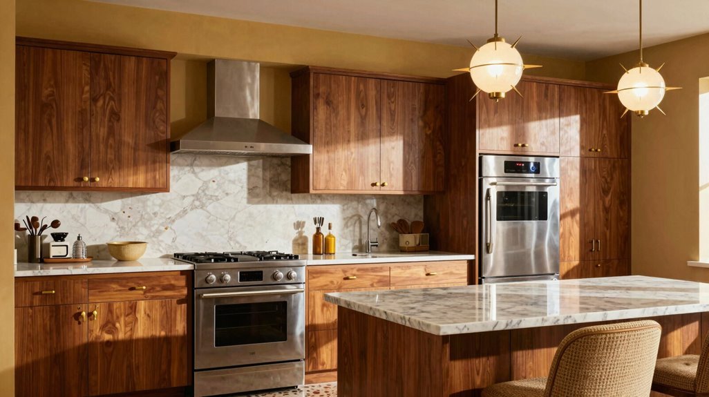 10 Mid-Century Modern Kitchen Decorating Tips 3 retro globe sputnik kitchen lighting cluster