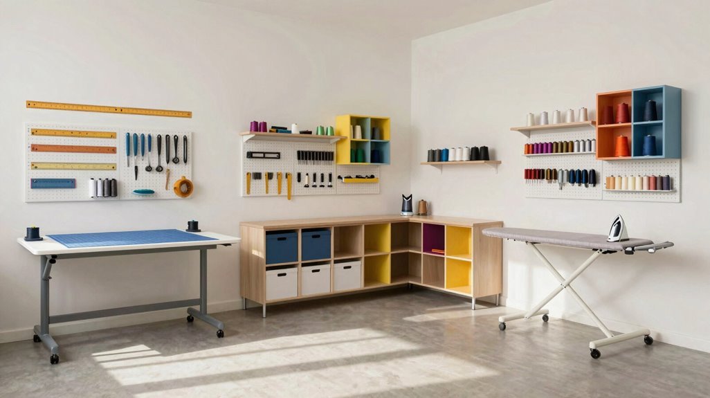 right angle sewing room efficiency
