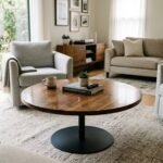 round coffee table size question asked