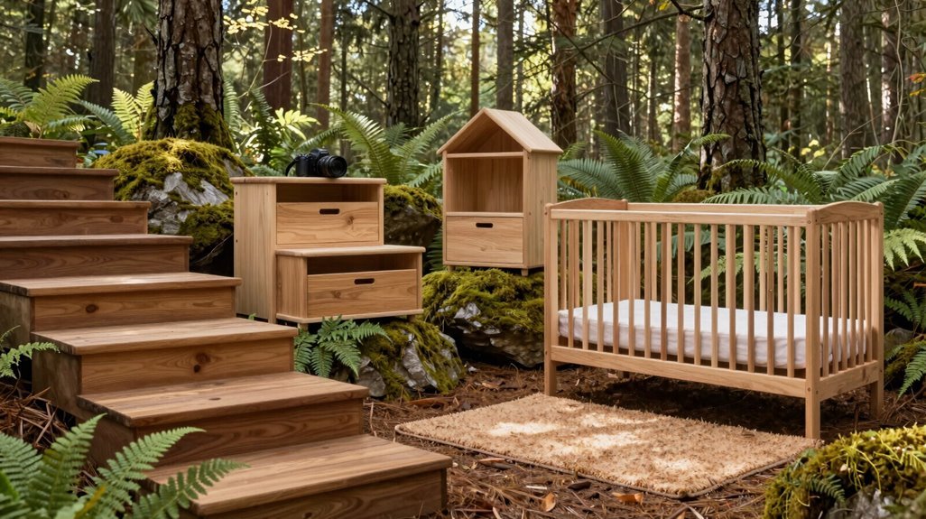 3 Steps to the Perfect Woodland Nursery Guide 2 secure wall anchors textured woodland storage